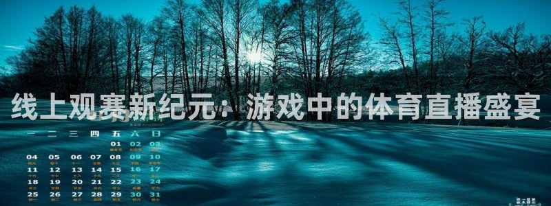 线上观赛新纪元：游戏中的体育直播盛宴