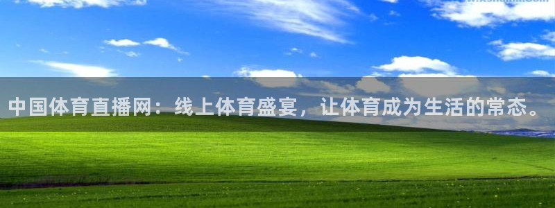 中国体育直播网：线上体育盛宴，让体育成为生活的常态。