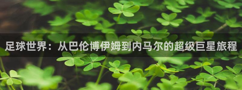 足球世界：从巴伦博伊姆到内马尔的超级巨星旅程